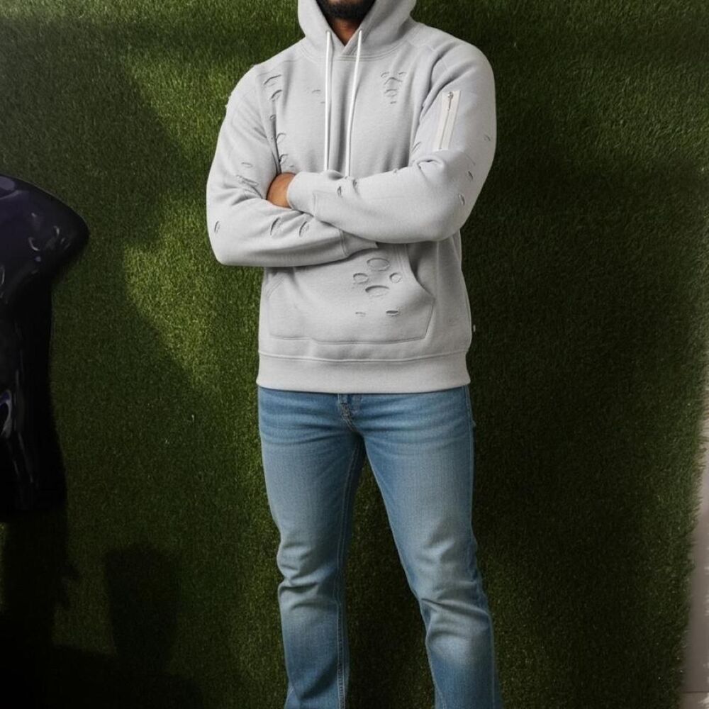 Carbon Men's Grey Hoodie